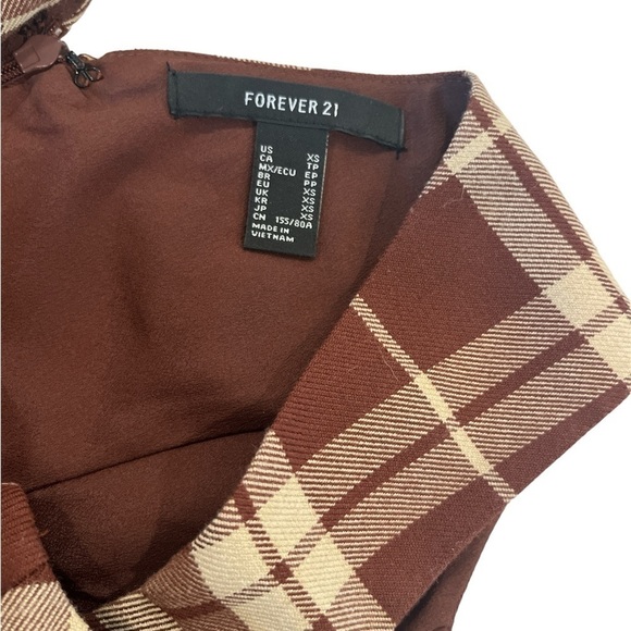 Forever 21 plaid dress.size XS - Picture 6 of 7
